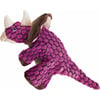 Brinquedo de pelúcia para cães KONG Dynos Triceratops Pink - Dois tamanhos disponíveis