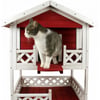 Grande casetta per gatto Zolia Akacia - H 125 cm