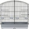 Cage d'élevage Family 6 noire grise - H40cm
