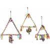 Brinquedo para pássaro Vadigran Triângulo colorido - Disponível em 3 tamanhos