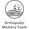 Cama ortopédica para cão com memória de forma Fantail Sofa Snooze Silver Spoon