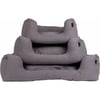 Cesta para perro con esponja con memoria de forma Fantail sofá Snooze Nut Grey - Varios tamaños disponibles