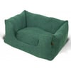 Cesto para cão com memória de forma Fantail Sofa Snooze Botanical Green - 60 à 110 cm