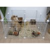 Recinto modular em metal para coelho e roedores Zolia Merry - Várias cores disponíveis - Conjunto completo para coelhos, roedores, cachorros, gatos