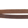Rustic trela ajustável de couro encerado e envelhecido castanho escuro - M/L e L/XL