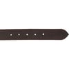 Rustic dunkelbraunes Halsband aus gewachstem und gealtertem Leder - 5 Größen erhältlich