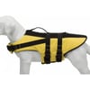 Giubbotto di salvataggio o galleggiante per cani Giallo / Nero disponibile in diverse misure