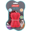 Zolux Gummi Hundespielzeug mit Seil Titan rot- Mehrere Größen
