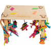 Cunipic Mesa de jogo em madeira para pequenos animais - 39 x 30 cm