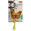 Papillon en peluche et ficelles avec Papier Crinckle et odeur de menthe 