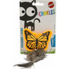 Farfalla in peluche e piume con carta Crinckle e odore di menta