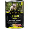 Nassfutter Optimus Lamm & Reis für Hunde