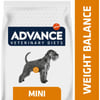 Mini croquetes veterinários para cães pequenos com excesso de peso Advance Veterinary Diets - Weight Balance Mini