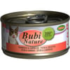 BUBIMEX Bubi Nature Nassfutter mit Thunfisch & Garnelen für Katzen