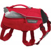 Singletrak Hunderucksacks mit Wasserversorgung Rot