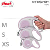 Laisse sangle Flexi New COMFORT Rose