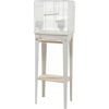Cage oiseaux avec son meuble Chic Loft - Blanc - 3 tailles disponibles