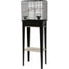 Jaula pájaros con su mueble Elegante Loft - Negro - 3 tallas disponibles