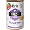 Patè Brit Fresh con vitello e miglio per cani