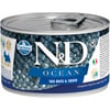 FARMINA N&D Ocean - Alimento húmido de robalo e lulas para cão