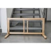 Barriera per cane estensibile struttura in legno e metallo H50cm