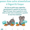 Edgard & Cooper Nassfutter mit Hühnchen und frischem Lachs für ältere Hunde in einem Schälchen