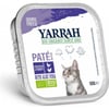 YARRAH Multipack 8x100g de pâtées pour chat au poulet et à la dinde, sans céréales