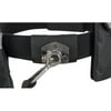 Cintura da jogging con porta accessori e guinzaglio nero