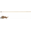 Caña de pescar - Diferentes modelos: ratón, corazón o pelota con plumas