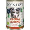 DOG'S LOVE Canna Canis BIO Manzo con canapa 400g