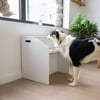 Orthopädische Hundebar mit Doppelnapf und Aufbewahrung Zolia Open bar