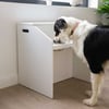 Bar para cão ortopédico com comedouro duplo e armazenamento Zolia Open bar