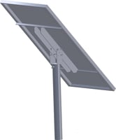 Grondanker voor zonnepaneel 100W