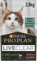 PRO PLAN Liveclear Sterilised Adult 1+ met zalm