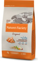 NATURE'S VARIETY Original Pienso para gatos adultos esterilizados Salmón sin espinas