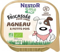 NESTOR BIO - Alimento húmido sem cereais de cordeiro e ervilhas para cão de porte pequeno
