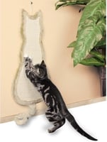 Rascador de pared beige para gatos 35 x 69 cm