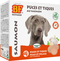 BF PETFOOD - BIOFOOD Comprimés anti puces et tiques au saumon pour chien