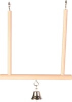 Trapèze balançoire pour oiseaux avec clochette 12 × 13 cm