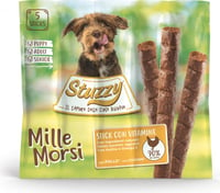 STUZZY MILLE MORSI Sticks para cães com carne