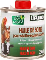 Lifland Olio per la cura del pollame e dei cavalli 250ml