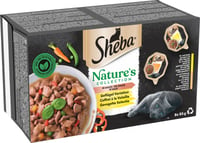SHEBA Nature's Collection scatolette Coffret al pollame per gatti adulti