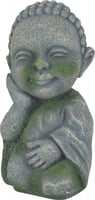 Estátua de decoração buda da Ásia - 9,5 cm - C5,2 x p5,1 x a9,5 cm
