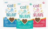 Catit Nuna Leckerlis mit Protein-Insekten, 60 g – 2 Geschmacksrichtungen zur Auswahl