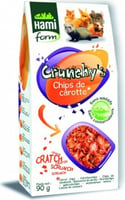Golosinas Chips de zanahoria para cobayas CRUNCHY'S