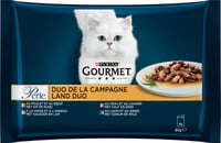 GOURMET PERLE Duo de la Campagne Adult für Katzen 4x85g