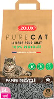 Lettiera assorbente per gatti Purecat 100% carta riciclata