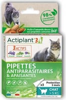 Actiplant'3 BIO pipette antiparasitaire pour grand chat