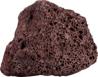 Sera Rock Red Lava Roche naturelle rouge foncé pour aquascaping - 12x10x7cm