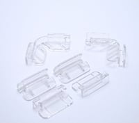 Set di staffe in plastica per il pannello in vetro di Nano Tank